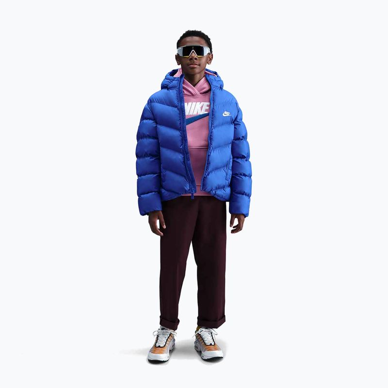 Детско ватирано яке Nike Sportswear All Day Play game royal/white 2