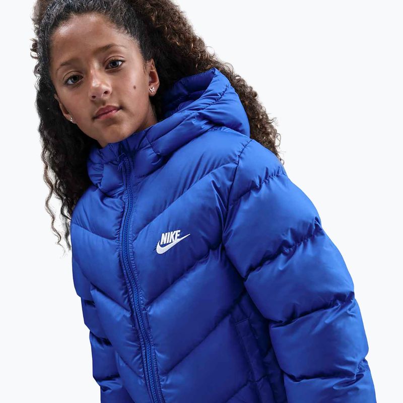 Детско ватирано яке Nike Sportswear All Day Play game royal/white 3