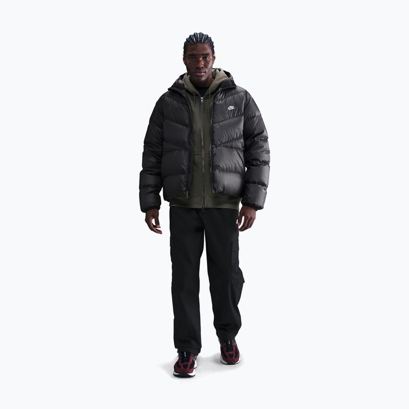 Мъжко пухено яке Nike Windrunner black/black/white 2