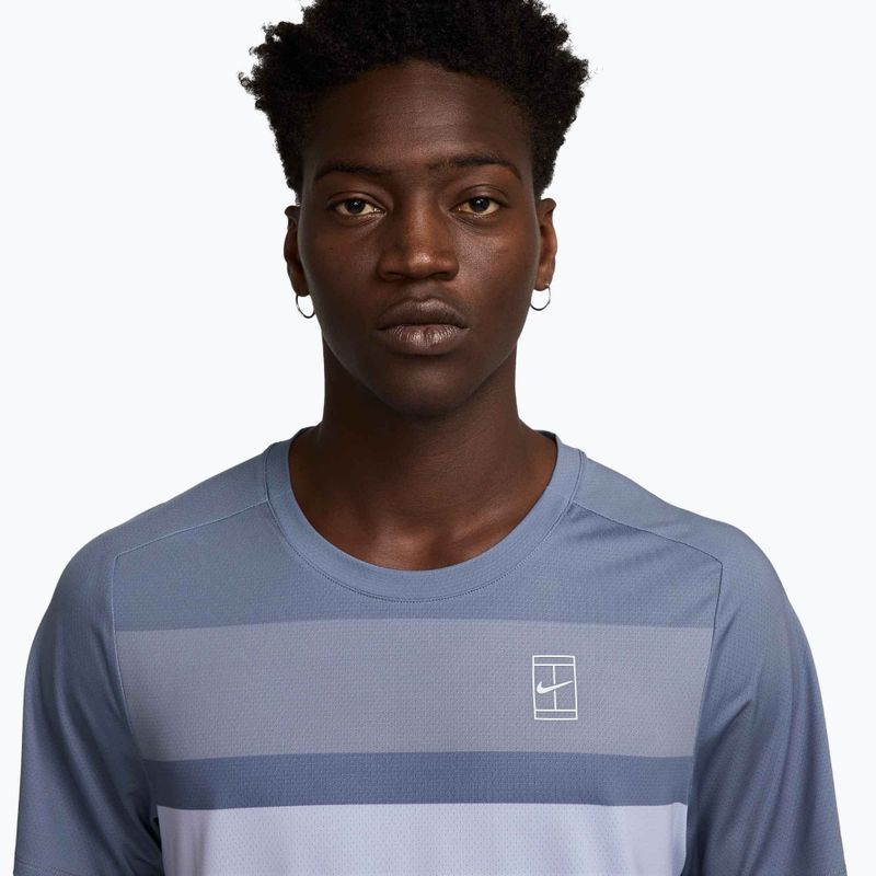 Мъжка тениска Nike Court Dri-Fit Advantage world indigo / white 3