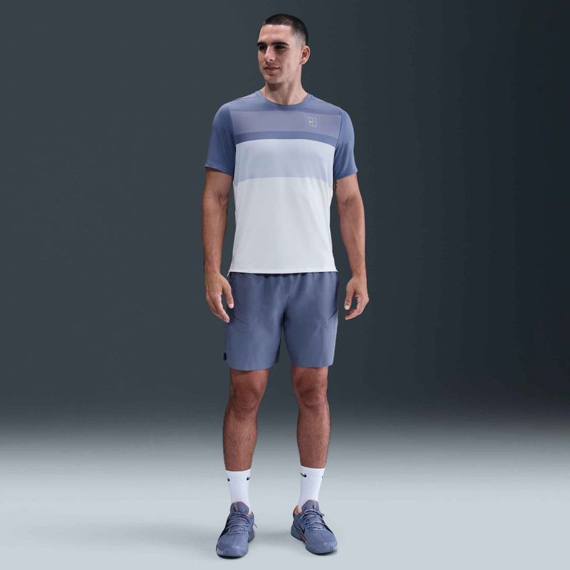 Мъжка тениска Nike Court Dri-Fit Advantage world indigo / white 5