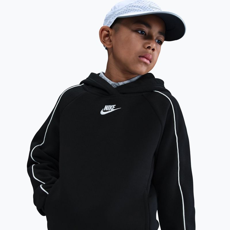 Детски анцуг Nike Sportswear Club Fleece Hooded black/black/white/white 3