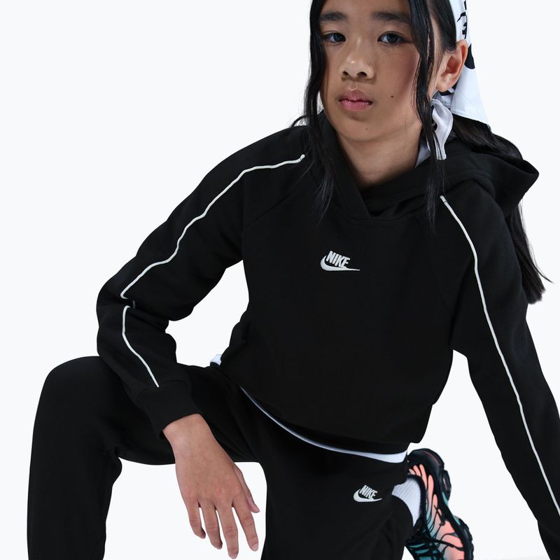 Детски анцуг Nike Sportswear Club Fleece Hooded black/black/white/white 5
