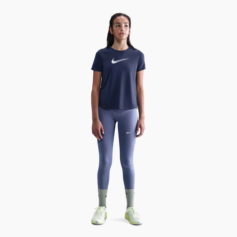 Детска тениска за тренировка Nike One Classic midnight navy/midnight navy 2