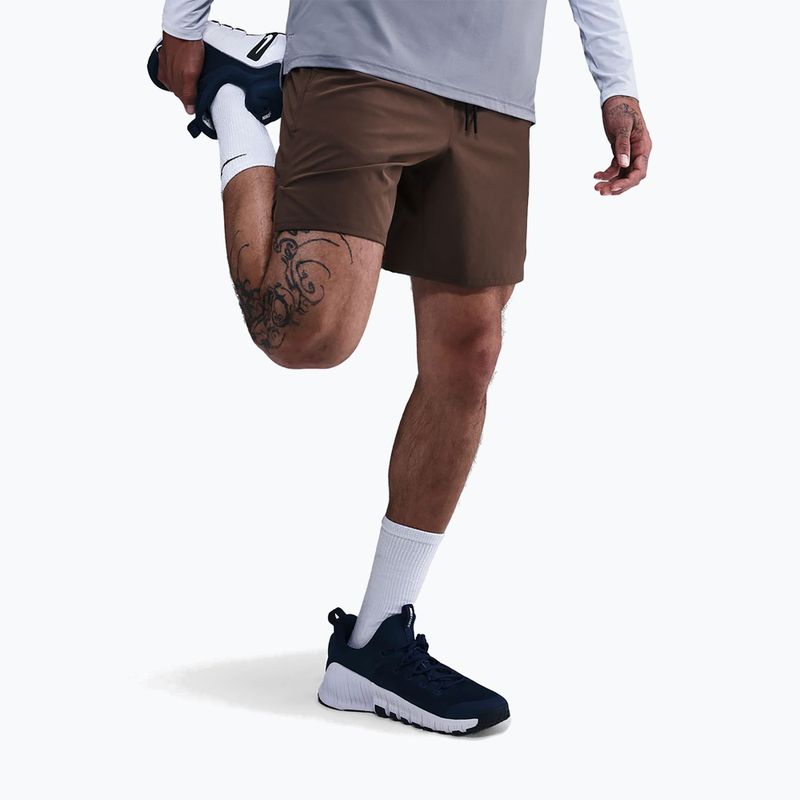 Мъжки тренировъчни шорти Nike Unlimited baroque brown/black/baroque brown 7