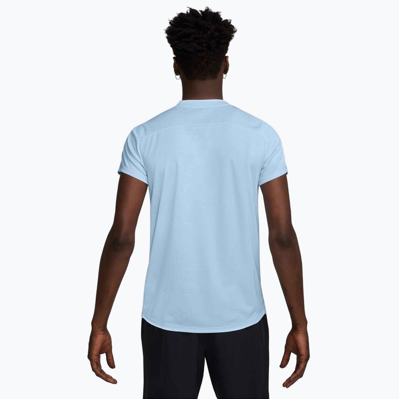 Мъжка тениска Nike Court Dri-Fit Victory небесносиньо / черно 2