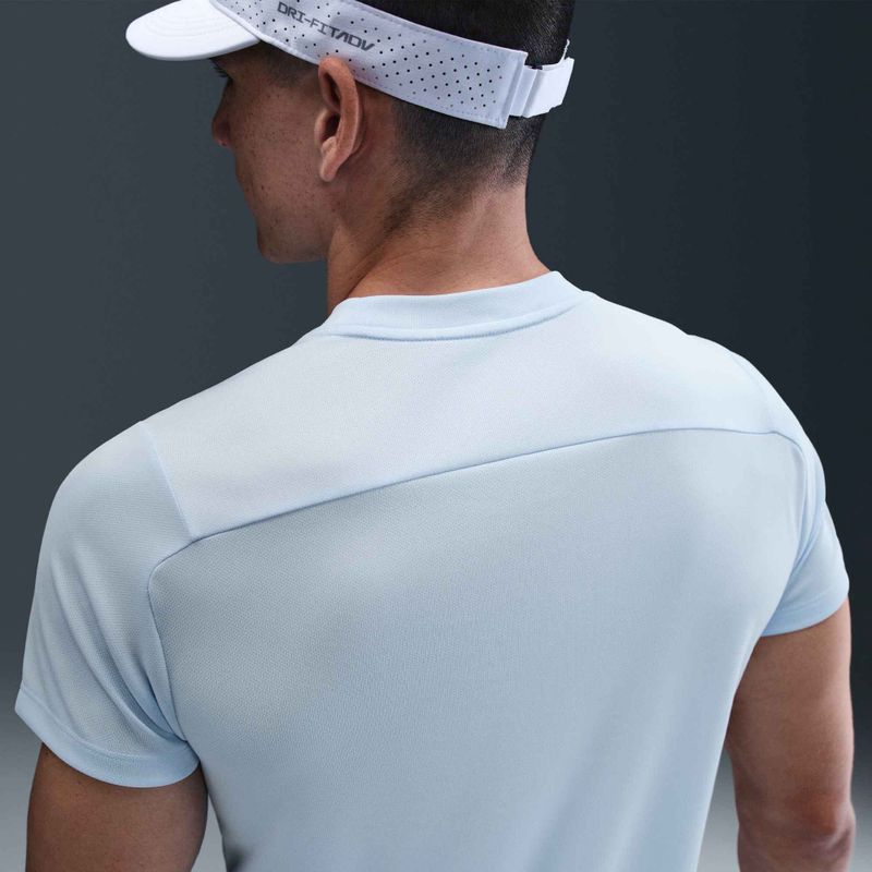 Мъжка тениска Nike Court Dri-Fit Victory небесносиньо / черно 8