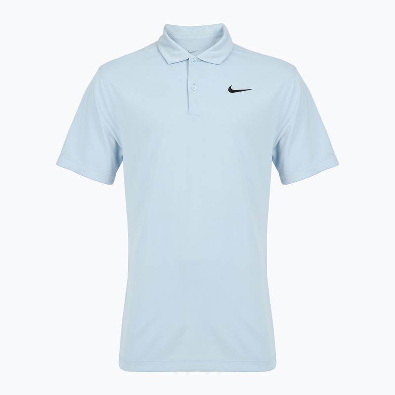 Мъжка тениска за тенис Nike Court Dri-Fit Polo Solid celestine blue / black 7