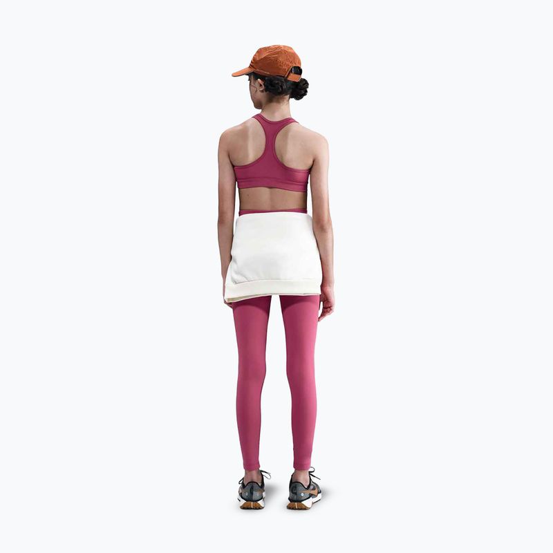 Детски клин Nike One Dri-Fit High-Waisted sweet beet/white 3
