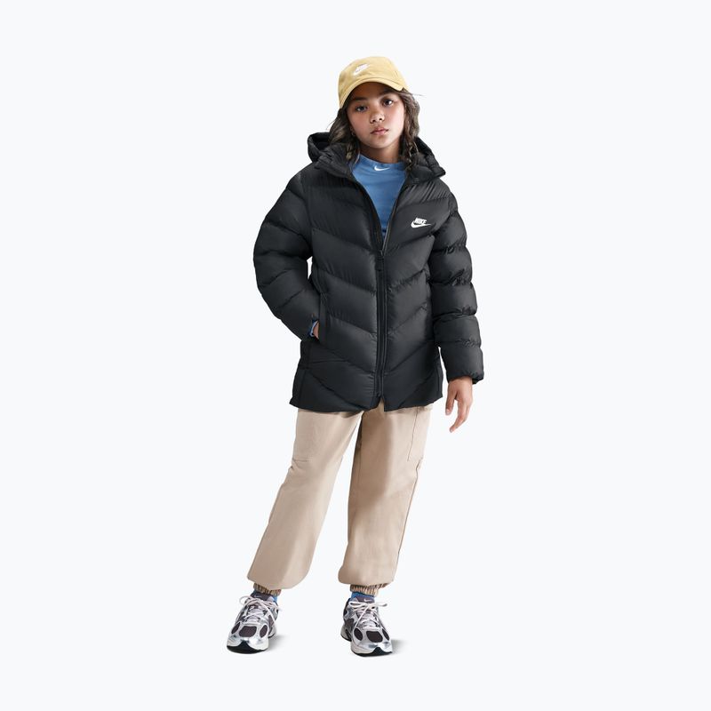 Детско ватирано яке Nike Sportswear All Day Play black/white 3