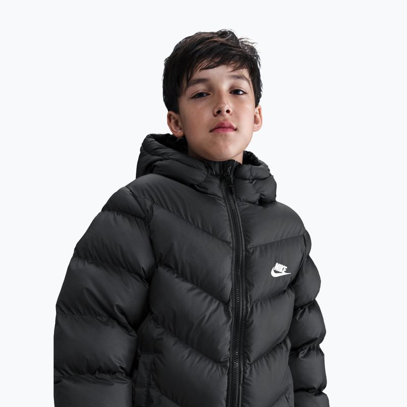 Детско ватирано яке Nike Sportswear All Day Play black/white 6