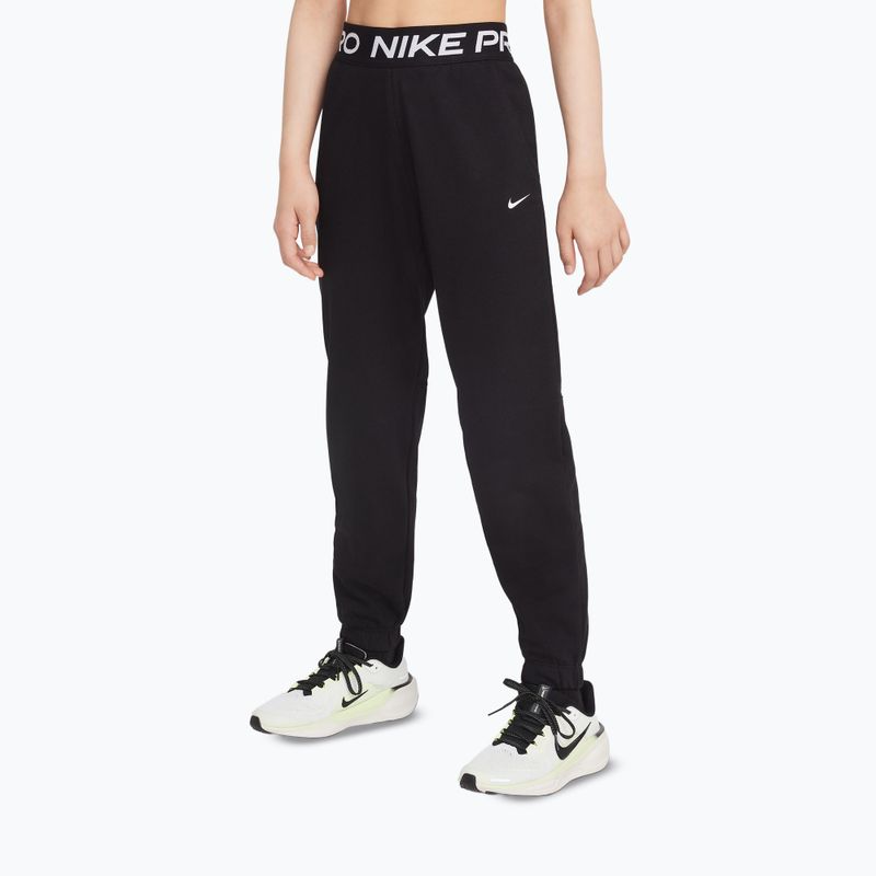 Детски панталони Nike Pro Fleece black/black/black/white