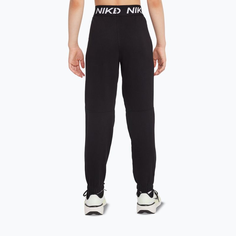 Детски панталони Nike Pro Fleece black/black/black/white 3