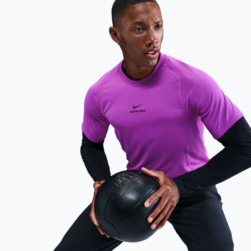 Мъжка тениска за тренировка Nike Pro Training Dri-Fit vivid purple/black 6