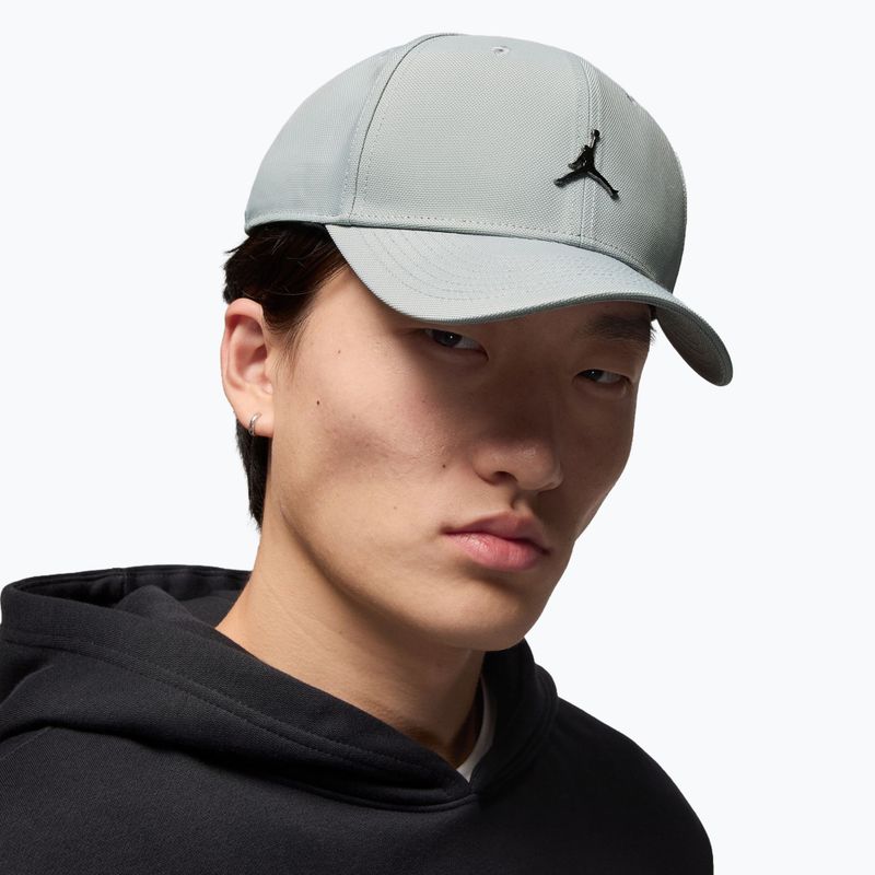 Шапка с козирка  Jordan Rise Structured Metal Jumpman light smoke grey/R511 9