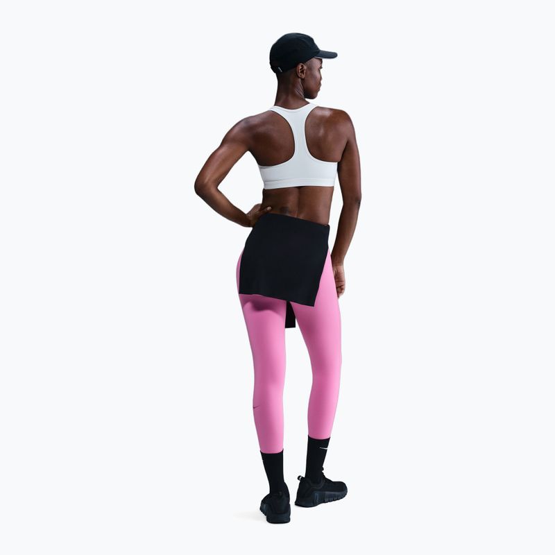 Спортен сутиен Nike Swoosh Medium Support white/black 3