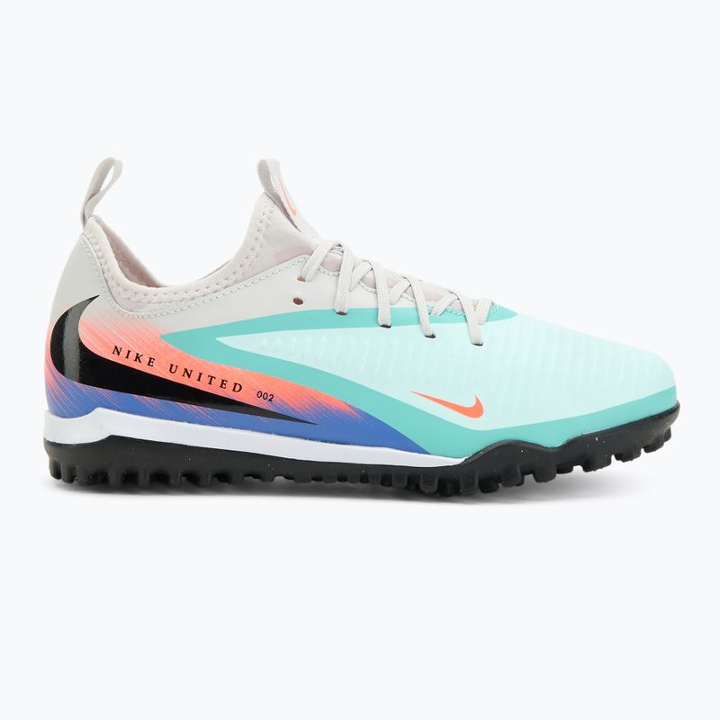 Детски футболни обувки Nike United Phantom 6 Low Academy Jr TF pistachio frost/hyper orange 2