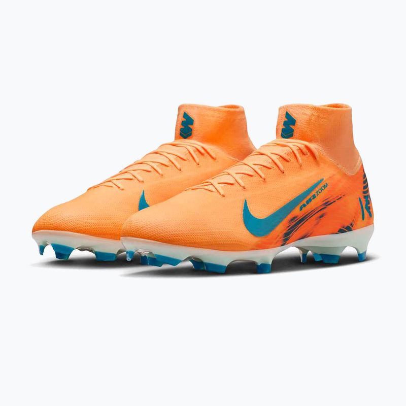 Мъжки футболни обувки Nike Mercurial Superfly 10 Pro Kylian Mbappe FG melon tint/igloo 10