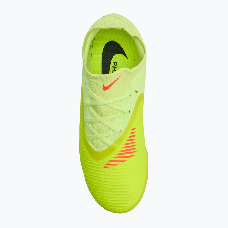 Детски футболни обувки Nike Phantom 6 Low Pro FG/MG hyper crimson/limelight/black 5