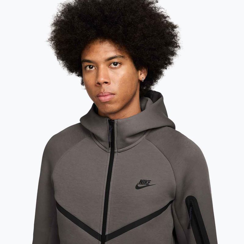 Мъжки суитшърт Nike Tech Windrunner Full Zip cavе stone/black 3