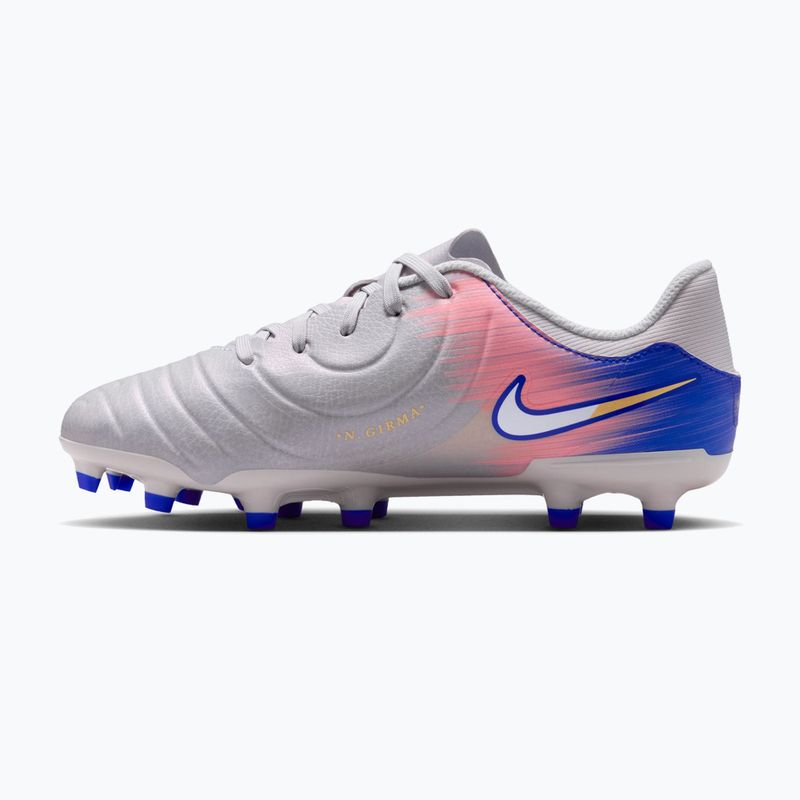 Детски футболни обувки Nike United Tiempo Legend 10 Academy Jr FG/MG vast grey/racer blue 2