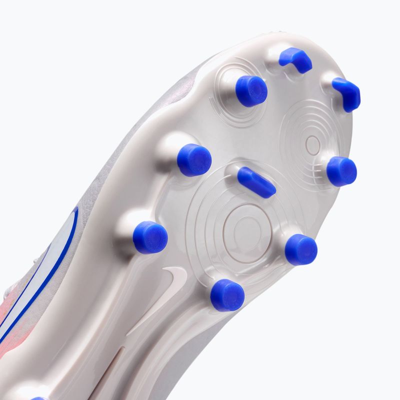 Детски футболни обувки Nike United Tiempo Legend 10 Academy Jr FG/MG vast grey/racer blue 9