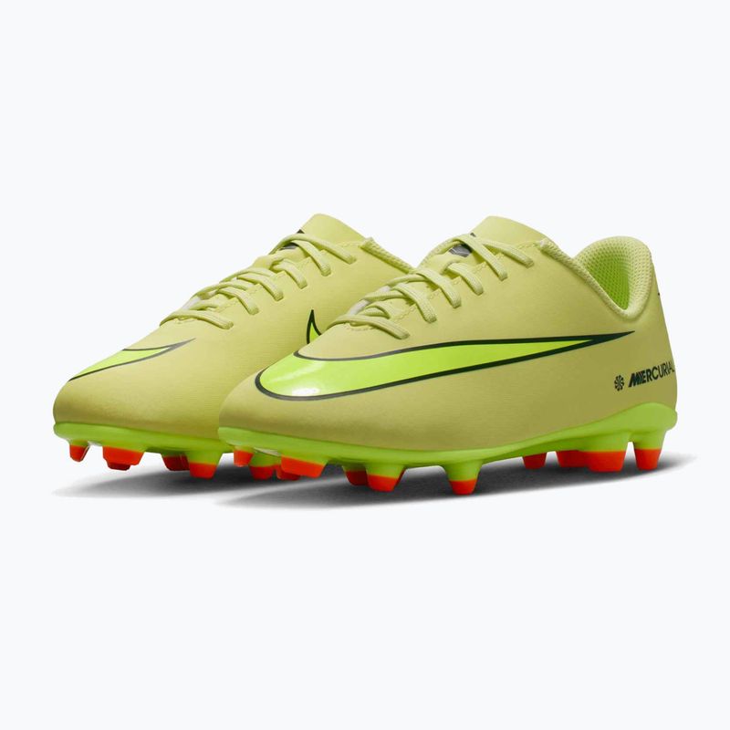 Детски футболни бутонки Nike Mercurial Vapor 16 Club FG/MG Limelight/Hyper Crimson/Volt 3