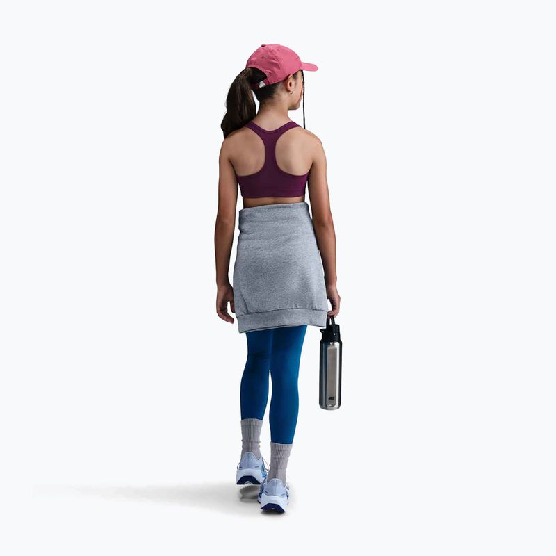 Детски спортен сутиен Nike Swoosh bordeaux/white 3