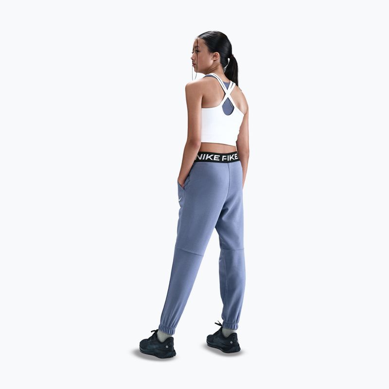 Детски панталони Nike Pro Fleece Dri-Fit world indigo/world indigo/black/white 3