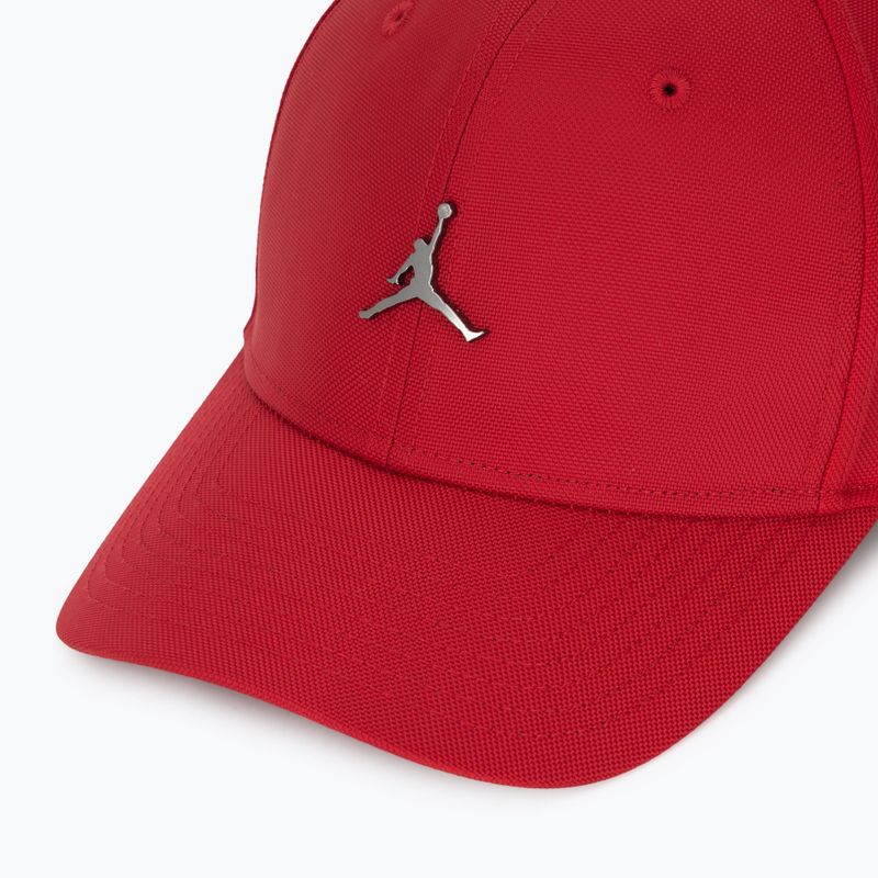Czapka z daszkiem  Nike Jordan Rise Structured Metal Jumpman gym red/r511 3