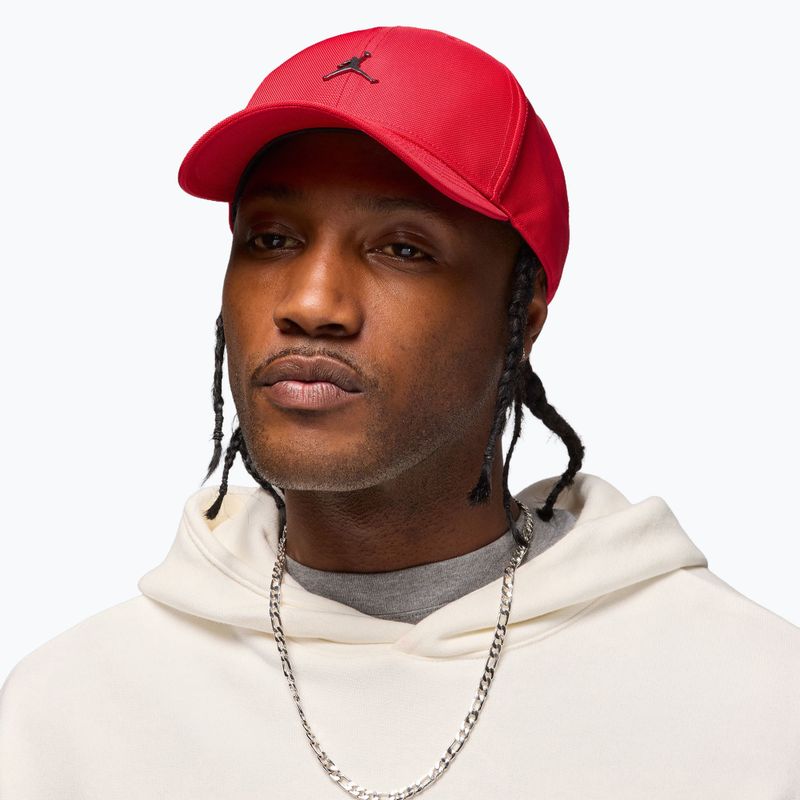Шапка с козирка Nike Jordan Rise Structured Metal Jumpman gym red/r511 7