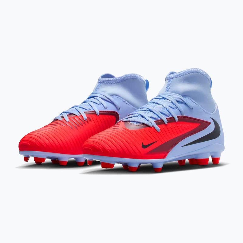 Детски футболни обувки Nike Phantom 6 High Club FG/MG royal tint/bright crimson 12