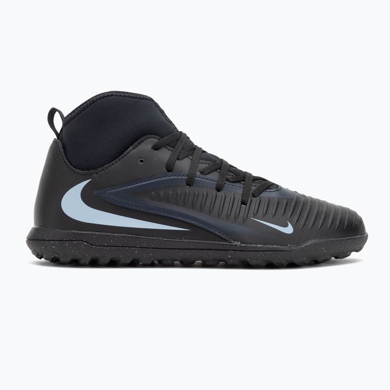 Детски футболни обувки Nike Phantom 6 High Club Jr TF black/black 2