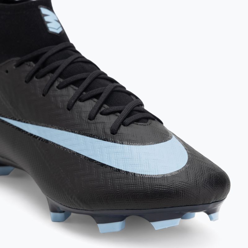 Мъжки футболни обувки Nike Mercurial Superfly 10 Academy MG black/ice blue 7