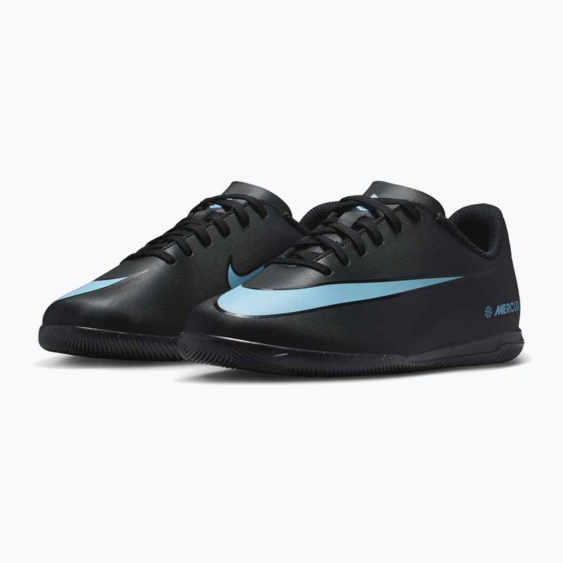 Детски футболни обувки Nike Mercurial Vapor 16 Club IC black/ice blue 10