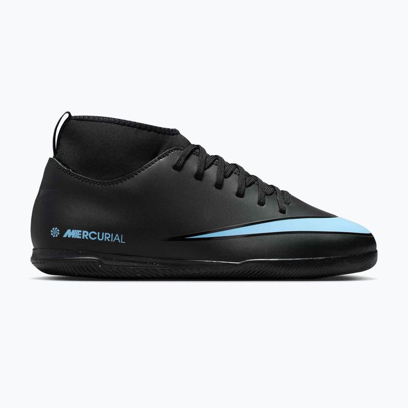 Детски футболни обувки Nike Mercurial Superfly 10 Club black/ice blue 8