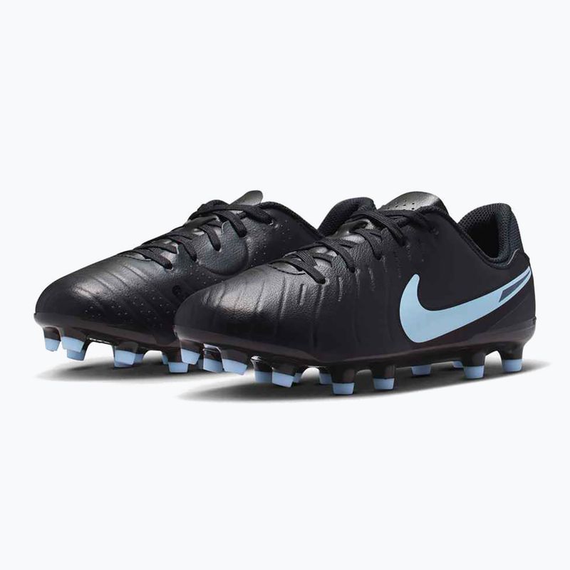 Детски футболни обувки Nike Tiempo Legend 10 Academy FG/MG black/black 10