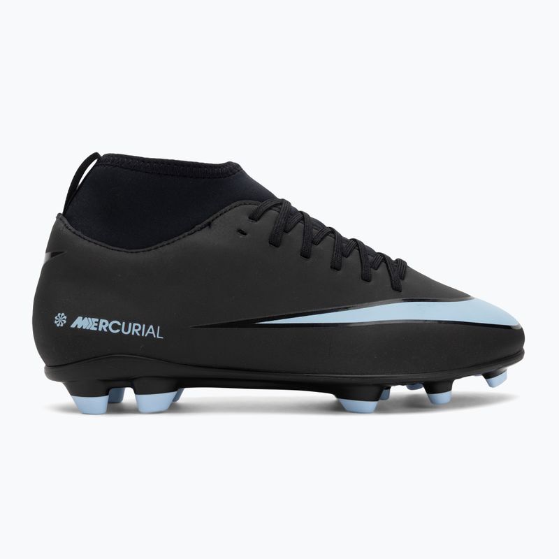 Детски футболни обувки Nike Mercurial Superfly 10 Club FG/MG black/ice blue 2