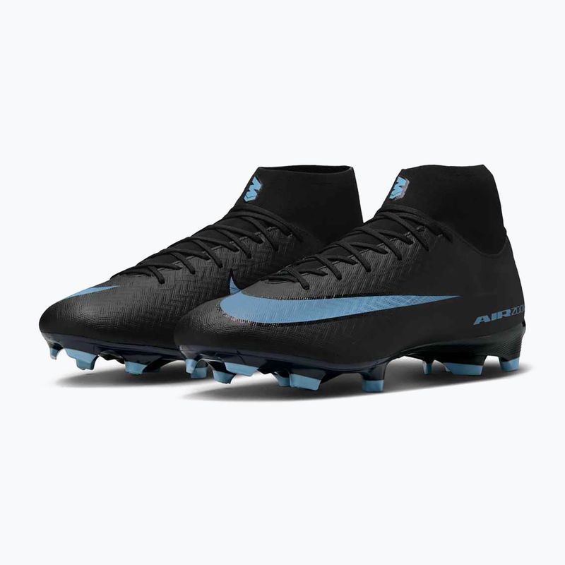Мъжки футболни обувки Nike Mercurial Superfly 10 Academy MG black/ice blue 10