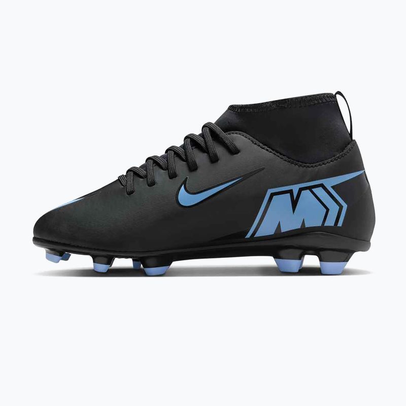 Детски футболни обувки Nike Mercurial Superfly 10 Club FG/MG black/ice blue 9