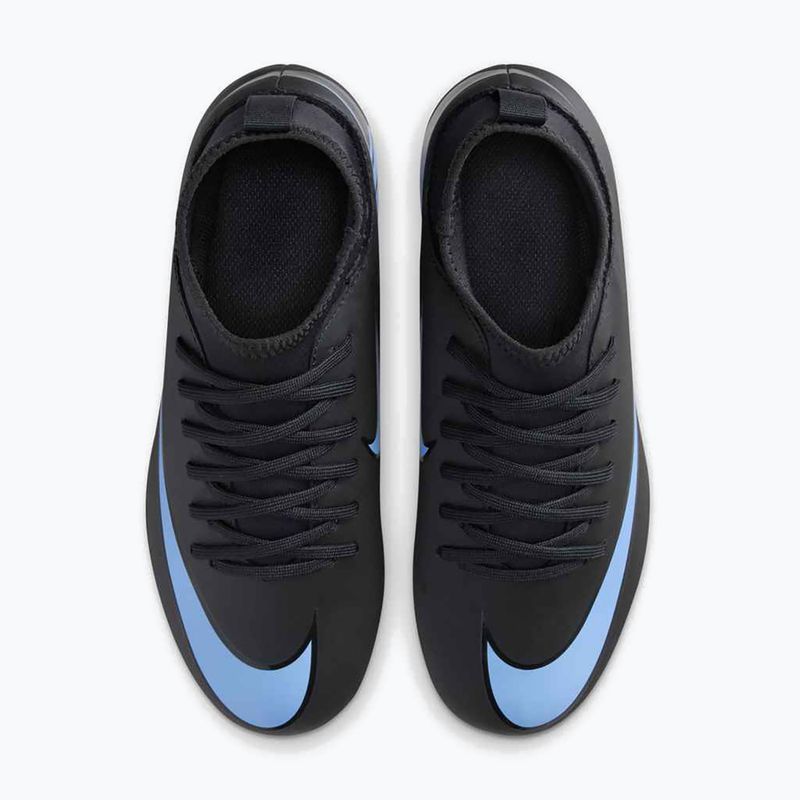 Детски футболни обувки Nike Mercurial Superfly 10 Club FG/MG black/ice blue 12