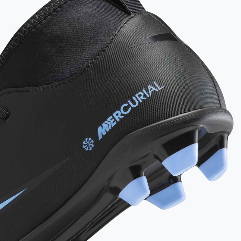 Детски футболни обувки Nike Mercurial Superfly 10 Club FG/MG black/ice blue 14