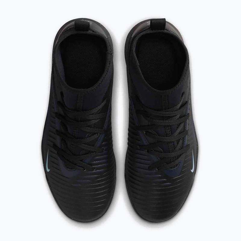 Детски футболни обувки Nike Phantom 6 High Club Jr TF black/black 8