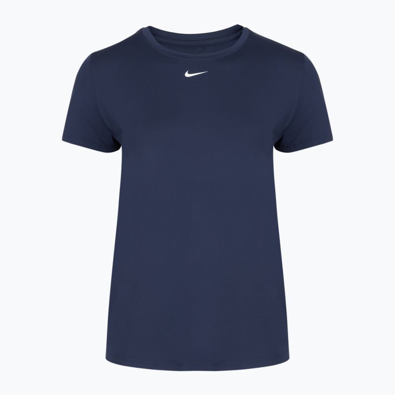 Дамска тениска за тренировка Nike One Classic Dri-Fit midnight navy/white 4