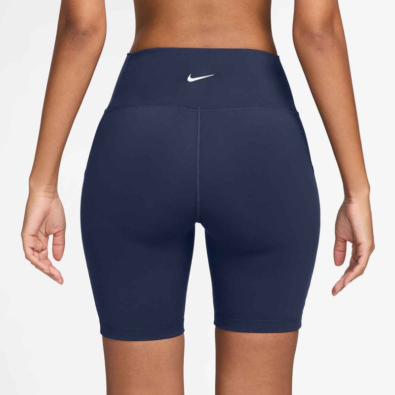 Дамски шорти Nike One High Waisted 8" Biker midnight navy 2