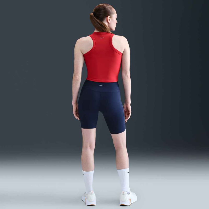 Дамски шорти Nike One High Waisted 8" Biker midnight navy 10