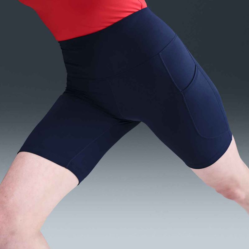 Дамски шорти Nike One High Waisted 8" Biker midnight navy 11