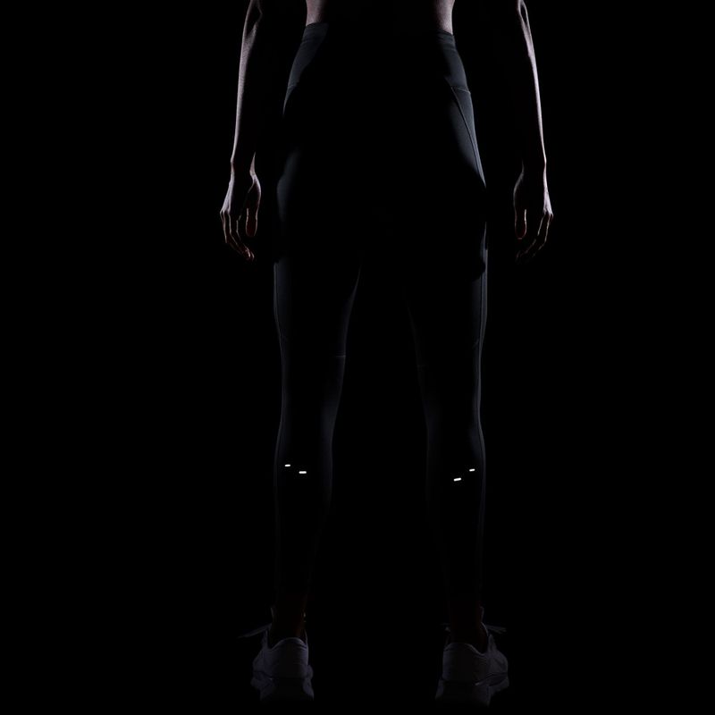 Дамски клин за бягане Nike Tempo Swoosh Run High-Waisted 7/8 black/white 6