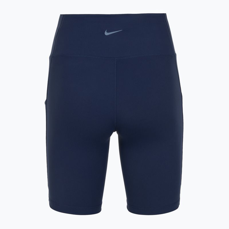 Дамски шорти Nike One High Waisted 8" Biker midnight navy 6