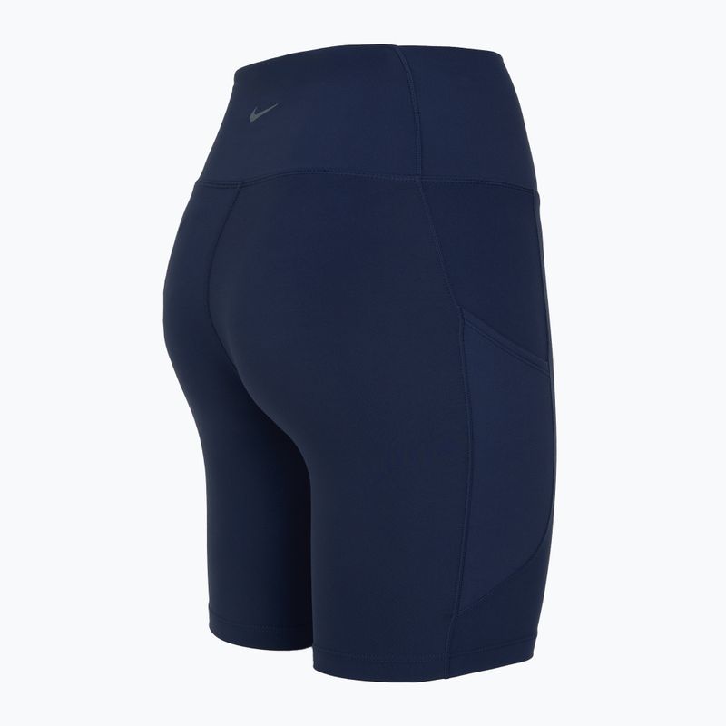 Дамски шорти Nike One High Waisted 8" Biker midnight navy 8